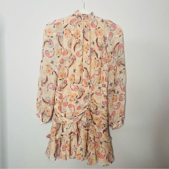 YUMI Kim New Teyona Mini Dress in Country Paisley Sand XS - Picture 5 of 9